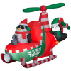 Santa's Reindeer Stable Airblown Christmas Inflatable -  2019